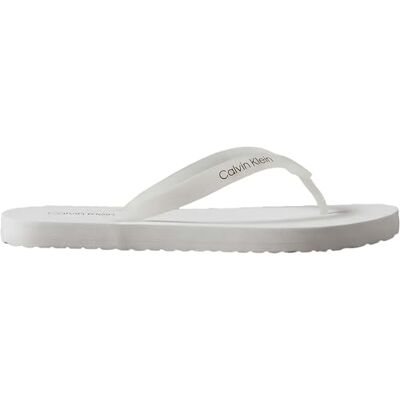 Calvin Men's Beach Thong Slide HM0HM02105 Flip Flops, WHITE (Bright White), 7 Calvin Men's Beach Thong Slide HM0HM02105 Flip Flops, WHITE (Bright White), 7