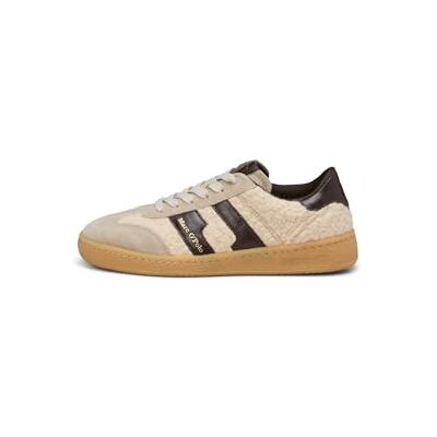 Marc O' Polo Marc OߴPolo Damen Sneaker flach mit Lederanteil Freizeit, Beige (Light Taupe/Dark Brown), 37 Marc O' Polo Marc OߴPolo Damen Sneaker flach mit Lederanteil Freizeit, Beige (Light Taupe/Dark Brown), 37