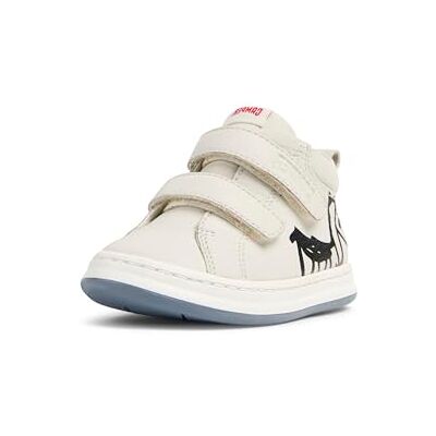 Camper , Runner Four, First Walkers Sneaker Bootie, White Natural, 22, (EU) Camper , Runner Four, First Walkers Sneaker Bootie, White Natural, 22, (EU)