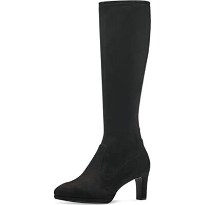 Tamaris Damen Stiefel Leder schwarz 41 Tamaris Damen Stiefel Leder schwarz 41