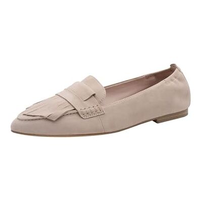 Tamaris Damen Loafer flach Leder, grau, 38 EU Tamaris Damen Loafer flach Leder, grau, 38 EU