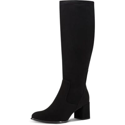 MARCO TOZZI Damen Hohe Stiefel mit Absatz Spitz Elegant MARCO TOZZI Damen Hohe Stiefel mit Absatz Spitz Elegant