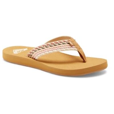 Roxy Porto Beach FlipFlops for Women StrandSandalen Frauen 41 Braun Roxy Porto Beach FlipFlops for Women StrandSandalen Frauen 41 Braun