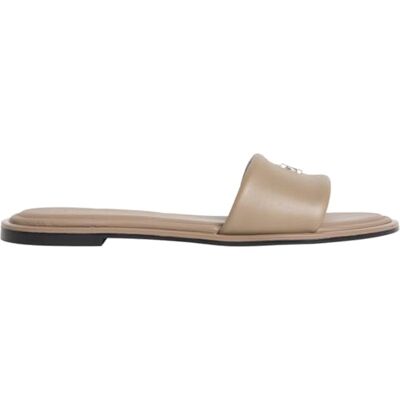 Calvin Damen Round Flat SNDL LTH Bar Hw 2 Hw0hw02925 Flache Sandalen Calvin Damen Round Flat SNDL LTH Bar Hw 2 Hw0hw02925 Flache Sandalen