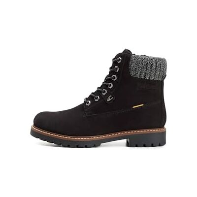 camel active Damen Hoher Schnürboot aus Nubukleder Schwarz, womenswear-37 camel active Damen Hoher Schnürboot aus Nubukleder Schwarz, womenswear-37