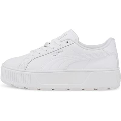Puma Damen Karmen L Sneakers, White- White- Silver, 36 EU Puma Damen Karmen L Sneakers, White- White- Silver, 36 EU
