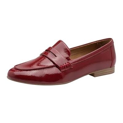 Tamaris Damen Loafer flach, rot, 39 EU Tamaris Damen Loafer flach, rot, 39 EU