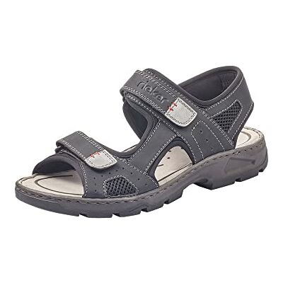 Rieker Herren Sandaletten Schwarz, 41 EU Rieker Herren Sandaletten Schwarz, 41 EU