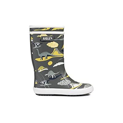Aigle Unisex Kinder Lolly Pop Play2 Gummistiefel, Mehrfarbig Dino, 29 EU Aigle Unisex Kinder Lolly Pop Play2 Gummistiefel, Mehrfarbig Dino, 29 EU