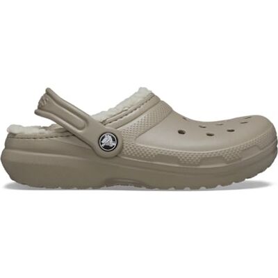 Crocs Unisex Kinder Classic Lined Clog K Clog, Mushroom/Bone, 37/38 EU Crocs Unisex Kinder Classic Lined Clog K Clog, Mushroom/Bone, 37/38 EU