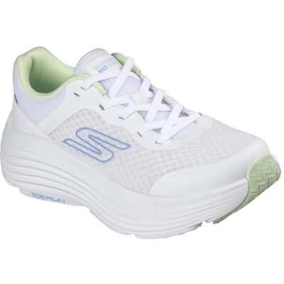 Skechers Damen Max Cushioning Endeavour Canova Turnschuhe, White Synthetic/Mint Trim, 41 EU Skechers Damen Max Cushioning Endeavour Canova Turnschuhe, White Synthetic/Mint Trim, 41 EU