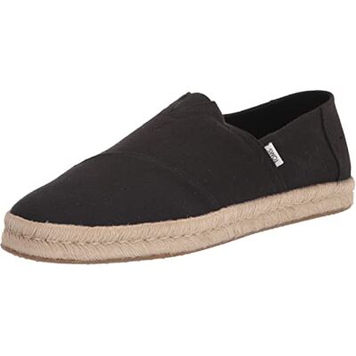 TOMS Men's Joshua Oxford, Black Flecked Tweed, 42 EU TOMS Men's Joshua Oxford, Black Flecked Tweed, 42 EU