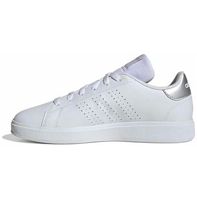 Adidas Damen Advantage Base 2.0 Shoes, FTWR White/FTWR White/Silver Met., 41 1/3 EU Adidas Damen Advantage Base 2.0 Shoes, FTWR White/FTWR White/Silver Met., 41 1/3 EU