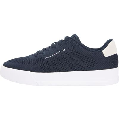 Tommy Hilfiger Herren Th Court Knit Fm0fm05823Low Top Tommy Hilfiger Herren Th Court Knit Fm0fm05823Low Top