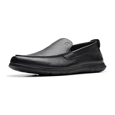 Clarks Herren Flexway Step Mokassin, Schwarzes Leder, 41 EU Clarks Herren Flexway Step Mokassin, Schwarzes Leder, 41 EU
