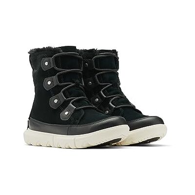 Sorel Explorer II Joan WP wasserdichte Winterstiefel für Damen, Schwarz (Black x Fawn), 37.5 EU Sorel Explorer II Joan WP wasserdichte Winterstiefel für Damen, Schwarz (Black x Fawn), 37.5 EU