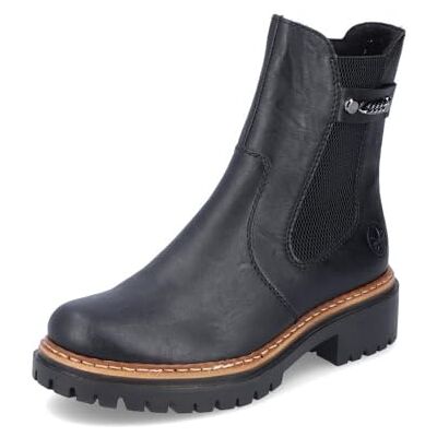 Rieker Damen Chelsea Boots 72690, Frauen Stiefeletten,uebergangsstiefel,Schlupfstiefel,hoch,Stiefel,Bootee,Booties,schwarz (00),39 EU / 6 UK Rieker Damen Chelsea Boots 72690, Frauen Stiefeletten,uebergangsstiefel,Schlupfstiefel,hoch,Stiefel,Bootee,Booties,schwarz (00),39 EU / 6 UK