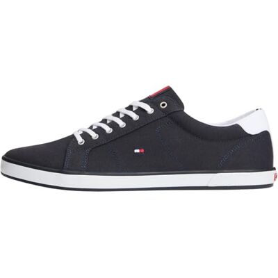 Tommy Hilfiger Herren Vulcanized Sneaker Schuhe, Blau (Midnight), 45 EU Tommy Hilfiger Herren Vulcanized Sneaker Schuhe, Blau (Midnight), 45 EU