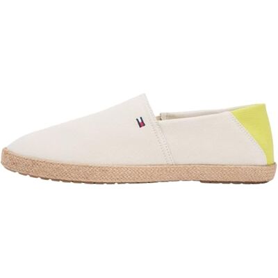 Tommy Hilfiger Herren Espadrilles Core Textile aus Canvas, Beige (Classic Beige), 45 Tommy Hilfiger Herren Espadrilles Core Textile aus Canvas, Beige (Classic Beige), 45