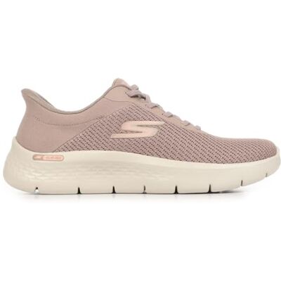 Skechers Damen Go Walk Flex Carla Slip-InTurnschuhe, Taupe Textile/Trim, 39 EU Skechers Damen Go Walk Flex Carla Slip-InTurnschuhe, Taupe Textile/Trim, 39 EU