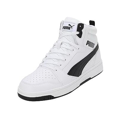 Puma Unisex Rebound V6 Turnschuhe, White Black, 44 EU Puma Unisex Rebound V6 Turnschuhe, White Black, 44 EU