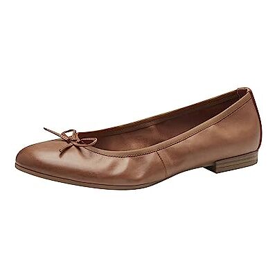 Tamaris Damen Ballerinas Leder, braun, 40 EU Tamaris Damen Ballerinas Leder, braun, 40 EU
