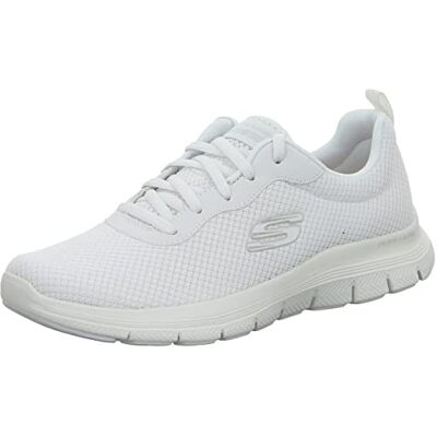 Skechers Damen Flex Appeal 4.0 Brilliant View Sneaker, Weiß Wei Gr N, 40 EU Skechers Damen Flex Appeal 4.0 Brilliant View Sneaker, Weiß Wei Gr N, 40 EU