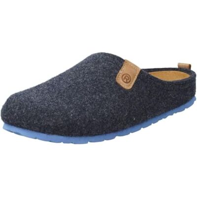Rohde Herren Pantoffeln Hausschuhe Softfilz Napoli-H 6900, Größe:45 EU, Farbe:Blau Rohde Herren Pantoffeln Hausschuhe Softfilz Napoli-H 6900, Größe:45 EU, Farbe:Blau