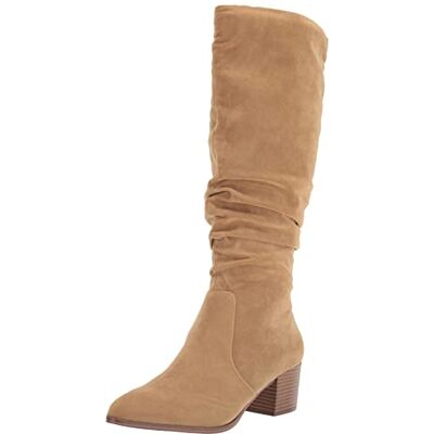 Amazon Essentials Damen Hohe Stiefel Mit Blockabsatz, Bräunen, 39.5 EU Weit Amazon Essentials Damen Hohe Stiefel Mit Blockabsatz, Bräunen, 39.5 EU Weit