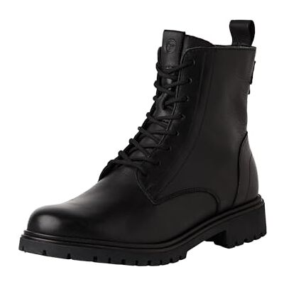 Tamaris 1-25402-43-001 Damen Schnürboot Leder schwarz schwarz Tamaris 1-25402-43-001 Damen Schnürboot Leder schwarz schwarz