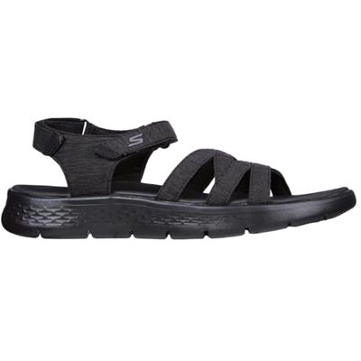Skechers Damen Go Walk Flex Sandale, Textil Schwarz, 38 EU Skechers Damen Go Walk Flex Sandale, Textil Schwarz, 38 EU