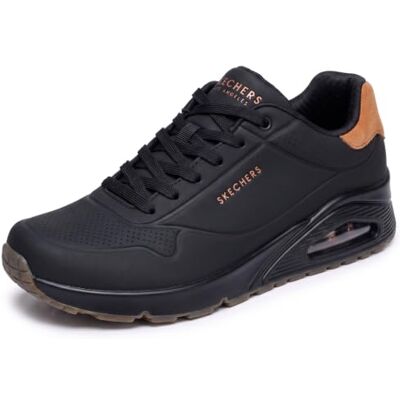 Skechers Herren UNO Tailored AirSneaker Freizeitschuh, luftgekühlter Memory-Schaum, Skech-Air, Schnürschuh Skechers Herren UNO Tailored AirSneaker Freizeitschuh, luftgekühlter Memory-Schaum, Skech-Air, Schnürschuh
