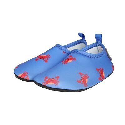 Sterntaler Badeschuhe Krabben – Baby- und Kinder Badeschuhe aus Funktionsmaterial mit Krabben-Muster, TPR-Sohle, ideal für Schwimmbad & Wasser, Meerblau, Größe 26 Sterntaler Badeschuhe Krabben – Baby- und Kinder Badeschuhe aus Funktionsmaterial mit Krabben-Muster, TPR-Sohle, ideal für Schwimmbad & Wasser, Meerblau, Größe 26