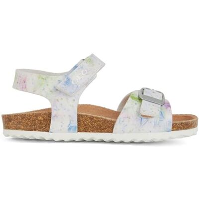 Geox Mädchen J Adriel Girl C Sandalen, C0406 White Pink, 30 EU Geox Mädchen J Adriel Girl C Sandalen, C0406 White Pink, 30 EU