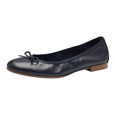 Tamaris Damen Ballerinas Leder, blau, 38 EU Tamaris Damen Ballerinas Leder, blau, 38 EU
