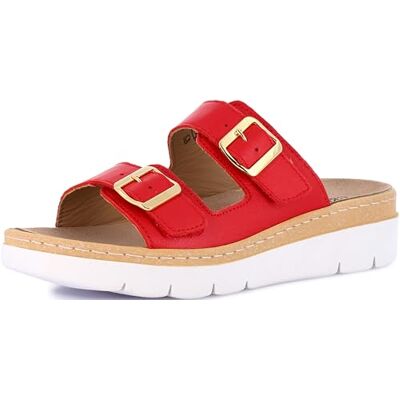 GRÜNLAND MOLL– Damen Komfort Sandalen, doppelt verstellbarer Schnalle, herausnehmbarer Innensohle aus Latexschaum mit Wildlederbezug und Drysoft-Technologie, konturierte Conforma-Sohle, Höhe 4,5cm GRÜNLAND MOLL– Damen Komfort Sandalen, doppelt verstellbarer Schnalle, herausnehmbarer Innensohle aus Latexschaum mit Wildlederbezug und Drysoft-Technologie, konturierte Conforma-Sohle, Höhe 4,5cm