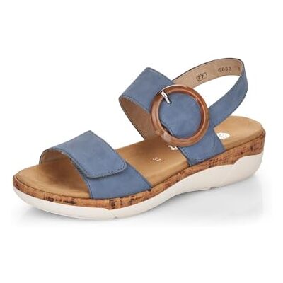 Remonte Damen Riemchensandalen R6853, Frauen Sandalen,lose Einlage,Freizeitschuhe,Riemen,Riemchen,halteriemen,Sommerschuhe,Strandschuhe,blau (14),38 EU Remonte Damen Riemchensandalen R6853, Frauen Sandalen,lose Einlage,Freizeitschuhe,Riemen,Riemchen,halteriemen,Sommerschuhe,Strandschuhe,blau (14),38 EU