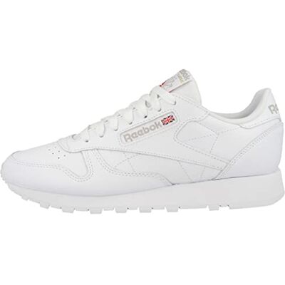 Reebok Herren Classic Leather Sneakers, Ftwr White Ftwr White Pure Grey 3, 42.5 EU Reebok Herren Classic Leather Sneakers, Ftwr White Ftwr White Pure Grey 3, 42.5 EU