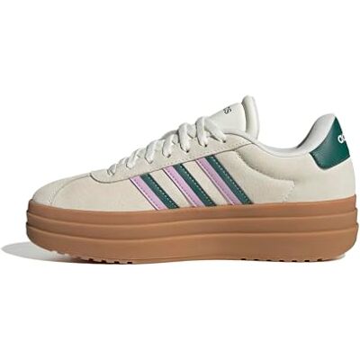 Adidas Damen VL Court Bold Shoes, Off White/Collegiate Green/Bliss Lilac, 39 1/3 EU Adidas Damen VL Court Bold Shoes, Off White/Collegiate Green/Bliss Lilac, 39 1/3 EU