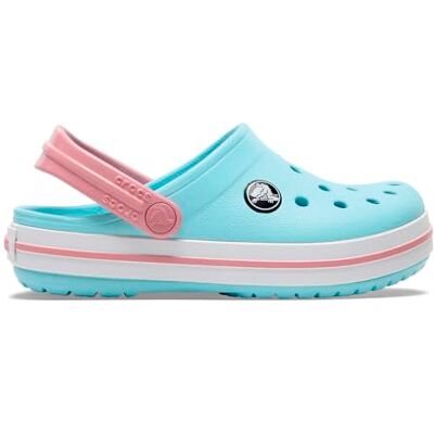 Crocs Unisex Kinder Crocband Clog K Clog, Ice Blue/White, 34/35 EU Crocs Unisex Kinder Crocband Clog K Clog, Ice Blue/White, 34/35 EU