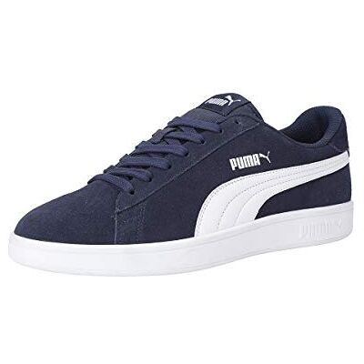 Puma Unisex Smash V2 Sneaker, Peacoat White, 44.5 EU Puma Unisex Smash V2 Sneaker, Peacoat White, 44.5 EU