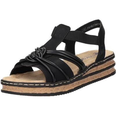 Rieker Damen 62969 Keil Sandaletten Rieker Damen 62969 Keil Sandaletten