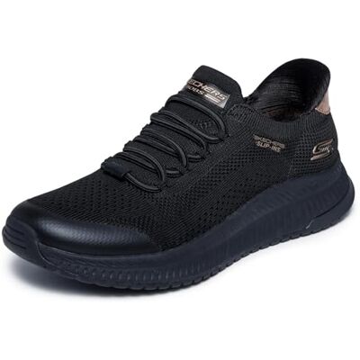 Skechers Damen Bobs Squad 4 Dire Step Slip-InTurnschuhe, Black Engineered Knit, 38.5 EU Skechers Damen Bobs Squad 4 Dire Step Slip-InTurnschuhe, Black Engineered Knit, 38.5 EU