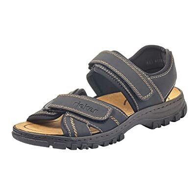 Rieker 25051-01 Herren Sandale Synthetik schwarz Rieker 25051-01 Herren Sandale Synthetik schwarz