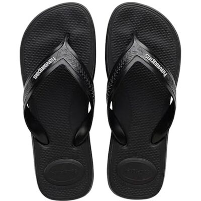 Havaianas Top Max Comfort Herren Flip Flops Schwarz 45/46 EU Havaianas Top Max Comfort Herren Flip Flops Schwarz 45/46 EU