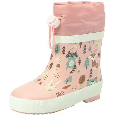 Playshoes Gummistiefel Halbschaft Wald Gefüttert Unisex Kinder Gummistiefel, Rosa Wald, 27 EU Playshoes Gummistiefel Halbschaft Wald Gefüttert Unisex Kinder Gummistiefel, Rosa Wald, 27 EU