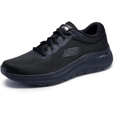 Skechers Arch Fit 2.0 Herren-Sneaker, Schwarzes Mesh-Synthetik, 42.5 EU Skechers Arch Fit 2.0 Herren-Sneaker, Schwarzes Mesh-Synthetik, 42.5 EU