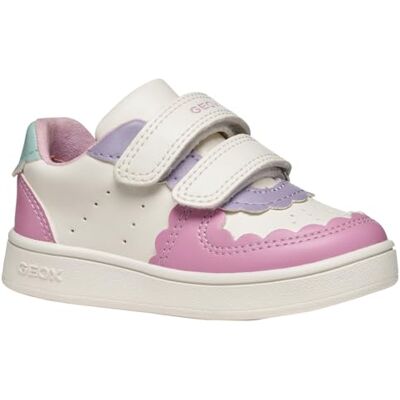 Geox Baby B ECLYPER Girl Sneakers White/DK PINK 24_EU Geox Baby B ECLYPER Girl Sneakers White/DK PINK 24_EU