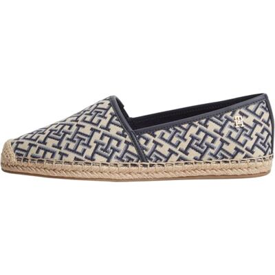 Tommy Hilfiger Damen Th Monogram Jacquard Fw0fw09501 Espadrilles Tommy Hilfiger Damen Th Monogram Jacquard Fw0fw09501 Espadrilles
