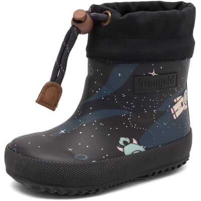 Bisgaard Unisex Kinder Thermo Baby Rain Boot, Space Explorer, 24 EU Bisgaard Unisex Kinder Thermo Baby Rain Boot, Space Explorer, 24 EU